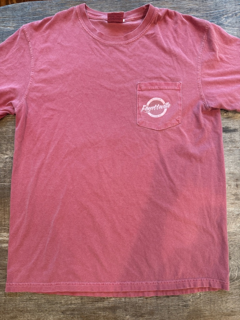 Comfort Colors Men's Short Sleeve old row Fayetteville razorbacks hogs